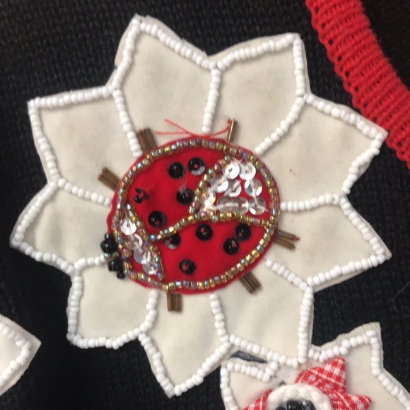 Ladybug cardigan - Picture 3 of 10